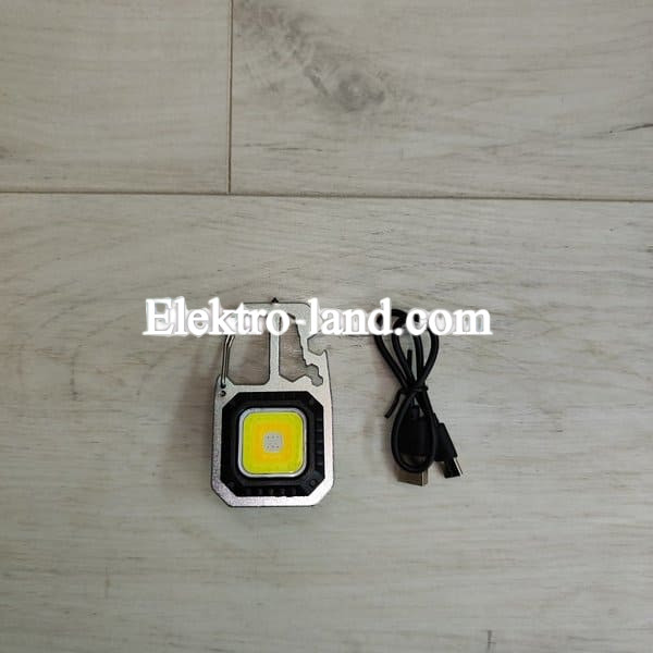 Аккумуляторный мини фонарик LED W5138 с Type-C 7 режимов, отвертки, карабин